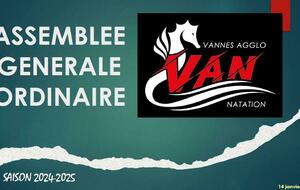 ASSEMBLEE GENERALE ORDINAIRE DU VAN - SAISON 2024-2025