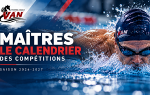 Maîtres : le calendrier des compétitions 2026-2027