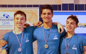 400 NL Juniors 2 Messieurs / Hugo 1ier, Elouan 2e, Jules 3e