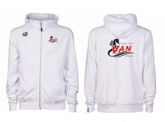 VESTE ZIPPEE ARENA  A CAPUCHE UNISEXE  - VAN