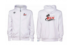 VESTE ZIPPEE ARENA  A CAPUCHE UNISEXE  - VAN