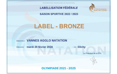 LABELISATION SAISON 2022-2023